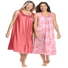2-Pack Sleeveless Nightgown image number null