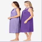 2-Pack Sleeveless Nightgown image number null