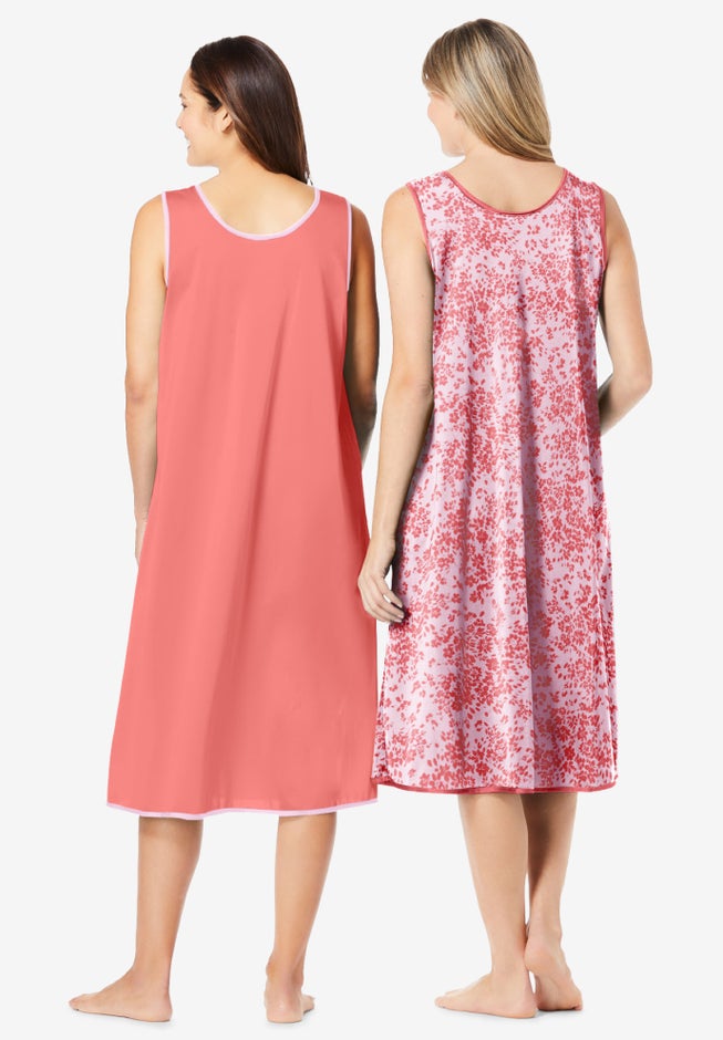 2-Pack Sleeveless Nightgown image number 1