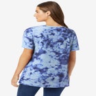 Waffle Thermal Satin Trim Tee image number null