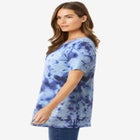 Waffle Thermal Satin Trim Tee image number null