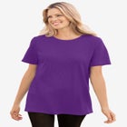 Waffle Thermal Satin Trim Tee image number null