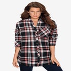 Plaid Flannel Tunic image number null