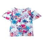 Short-Sleeve Cold-Shoulder Tee image number null