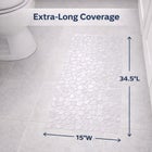 Extra Long Tub Mat With River Stones Design image number null