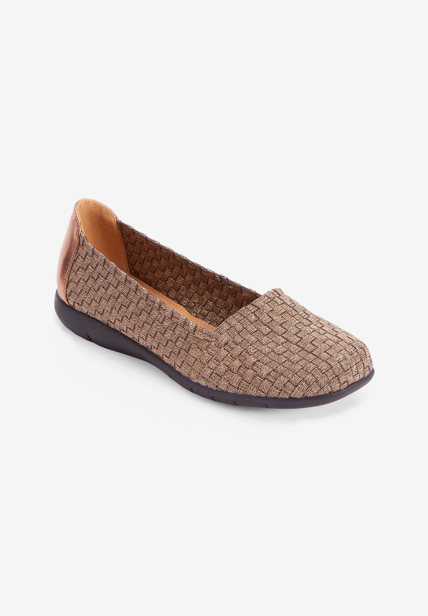 The Bethany Stretch Woven Slip On Flat image number 1