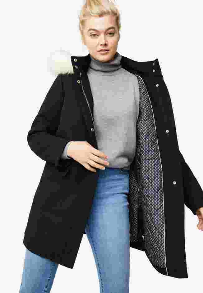Side-Snap Wool Parka image number 0