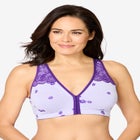 Wireless Front-Close Cotton Comfort Bra image number null