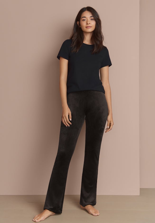 Velour Bootcut Lounge Pants image number 0