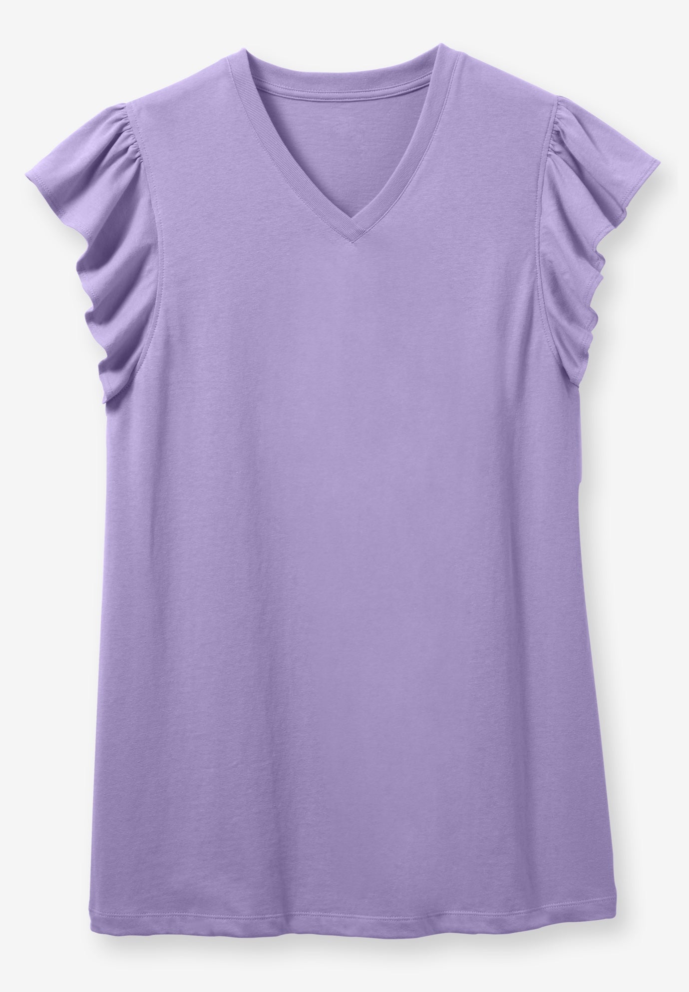 Embroidered V-Neck Tunic image number 1