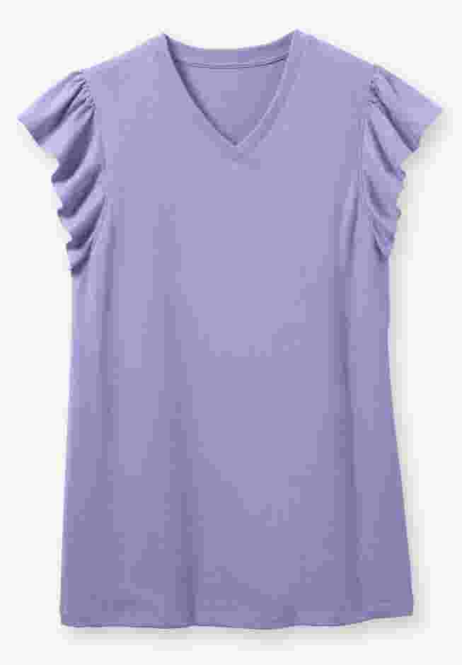 Embroidered V-Neck Tunic image number 1
