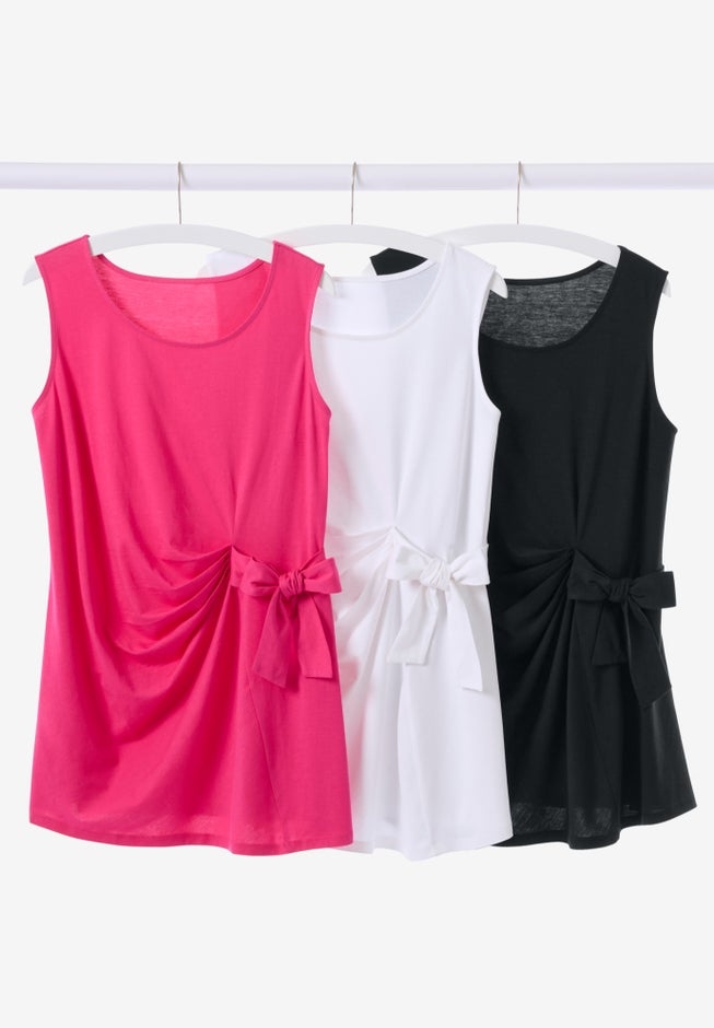 Sleeveless Side Tie Tank image number 3