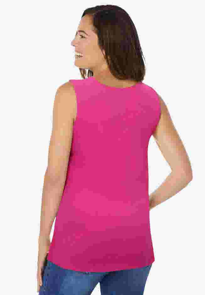 Sleeveless Side Tie Tank image number 1