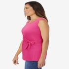 Sleeveless Side Tie Tank image number null