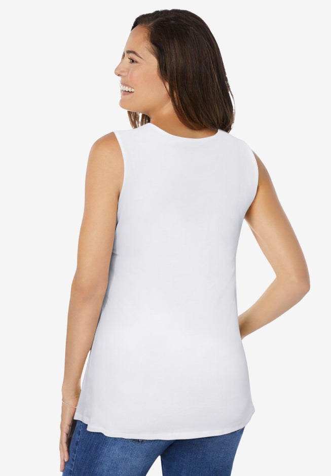 Sleeveless Side Tie Tank image number 1