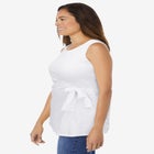 Sleeveless Side Tie Tank image number null