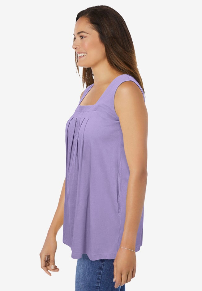 Swing Square Neck Pocket Tunic image number 2