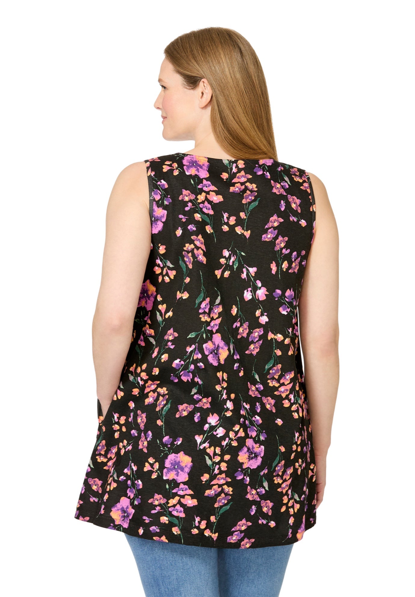 Swing Square Neck Pocket Tunic image number 1