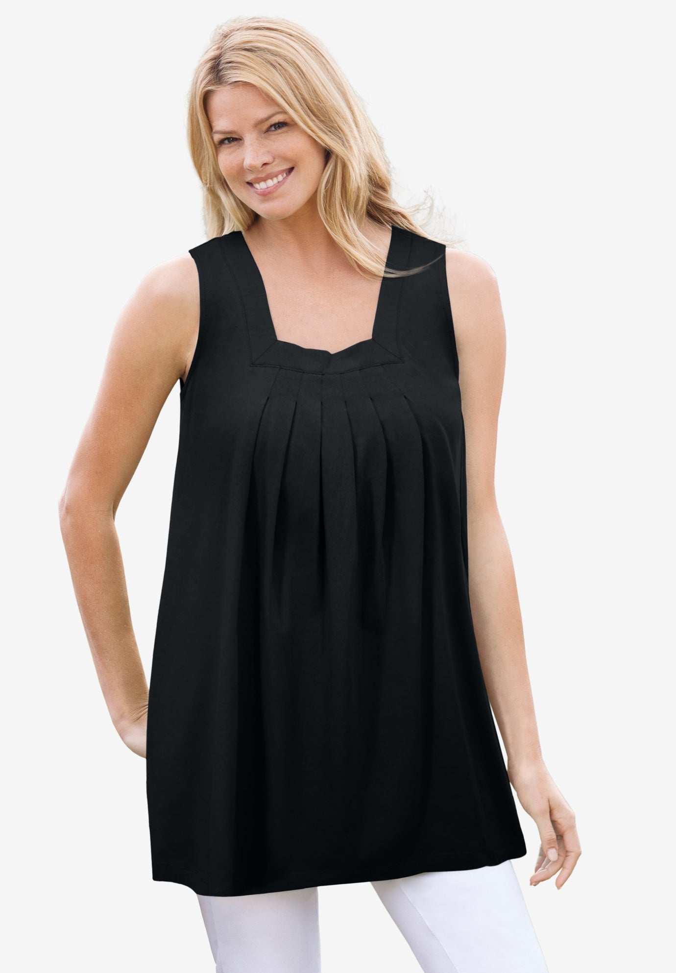 Swing Square Neck Pocket Tunic image number 0