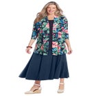 2-Fer Cardigan Tunic image number null