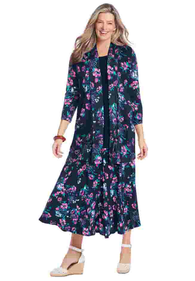 2-Fer Cardigan Tunic image number 0