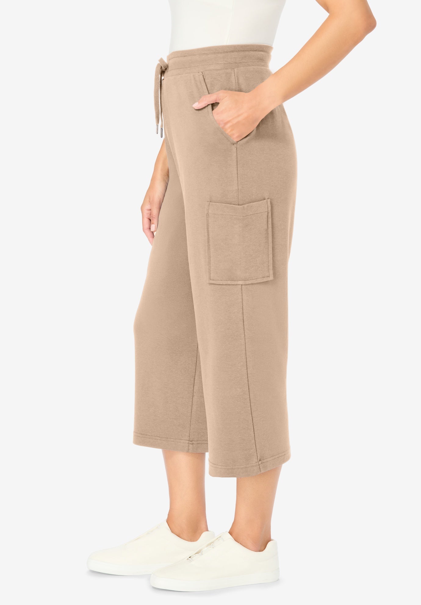 Knit Cargo Capri image number 2