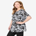 Miracle Mesh Blouson Tunic image number null