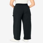 Knit Pull-On Drawstring Cargo Pants image number null