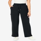 Knit Pull-On Drawstring Cargo Pants image number null