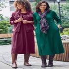 Thermal Knit A-Line Dress image number null