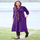 Thermal Knit A-Line Dress image number null