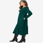 Thermal Knit A-Line Dress image number null