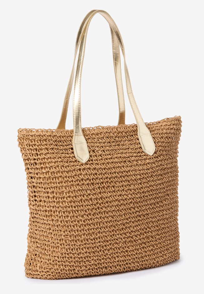 Straw Tote Bag image number 1