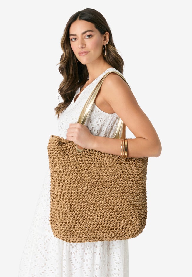 Straw Tote Bag image number 0