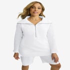 Gauze Half-Zip Tunic image number null