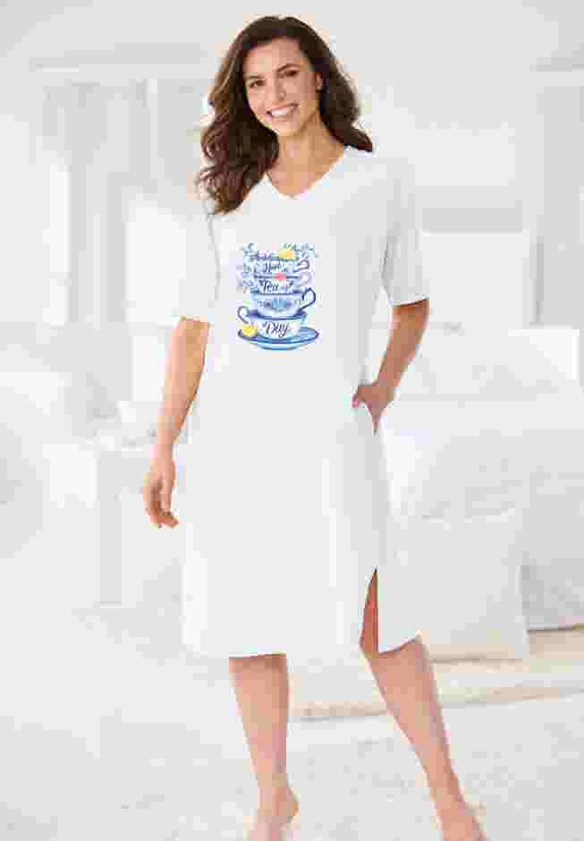 Only Necessities® Graphic Sleepshirt image number 3