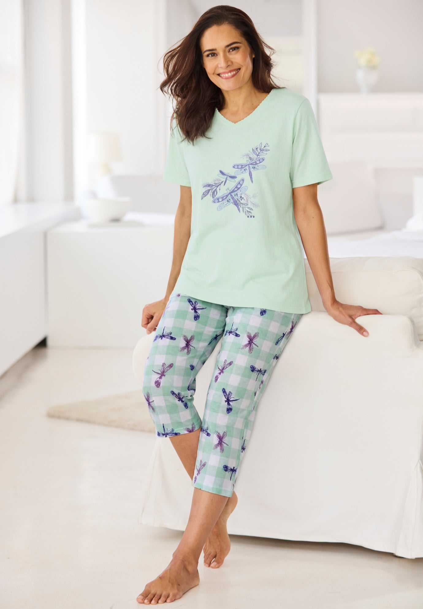 Only Necessities&reg; Capri Pajamas image number 0
