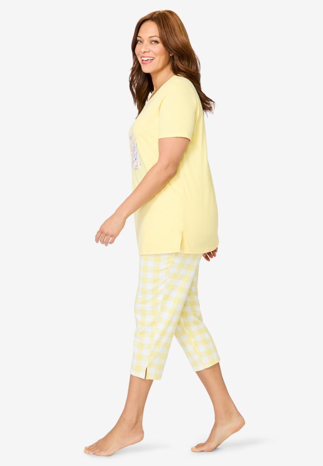 Only Necessities&reg; Capri Pajamas image number 2