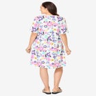 Button-Front Short Essential Dress image number null