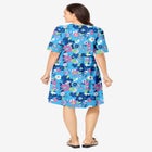 Button-Front Short Essential Dress image number null