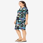 Button-Front Short Essential Dress image number null