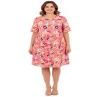 Button-Front Short Essential Dress image number null