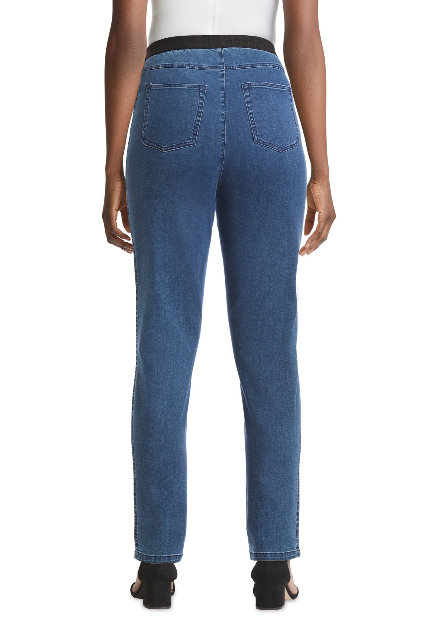 Stretch Denim Straight-Leg Jegging image number 2