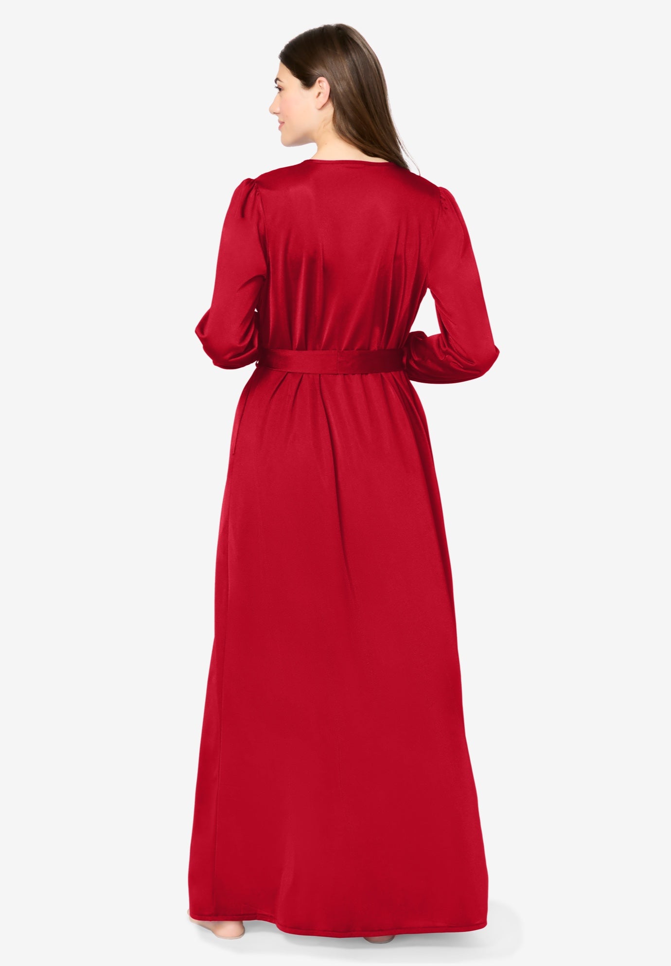 Amoureuse® Peignoir 2-Piece Tricot Gown & Robe image number 1