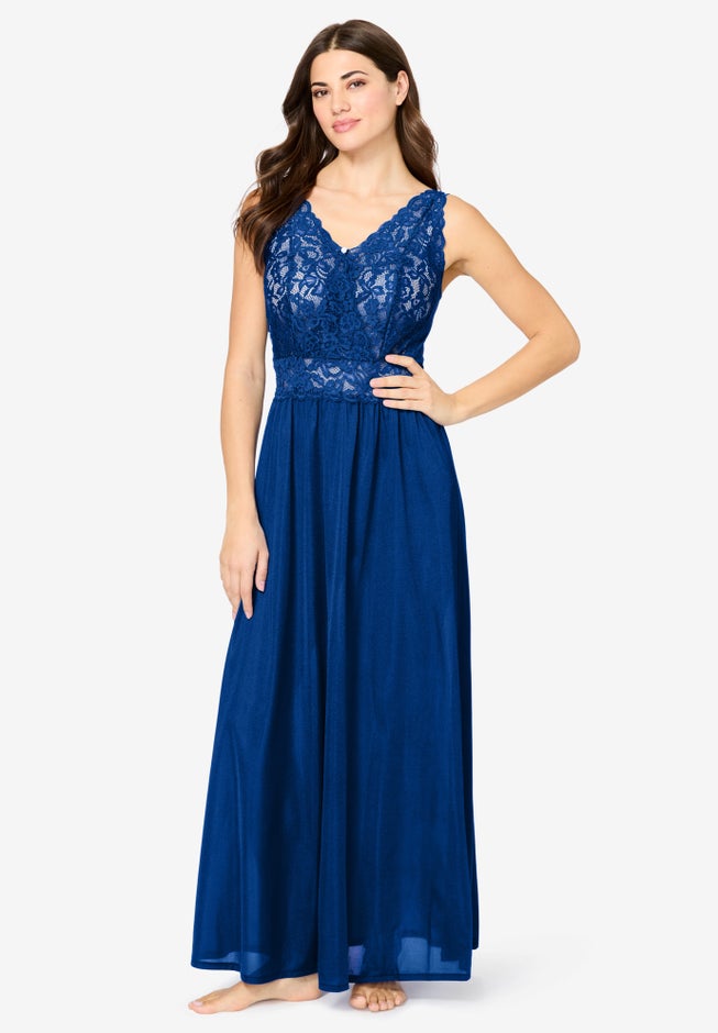 Amoureuse® Peignoir 2-Piece Tricot Gown & Robe image number 3