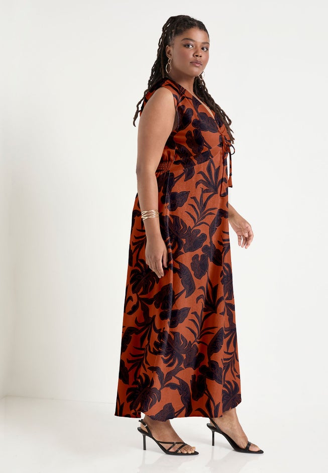 Empire Waist Midi Dress image number 2