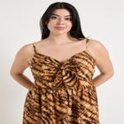 Bow-Detailed Midi Dress image number null