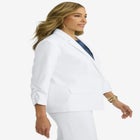 Cinched Sleeve Blazer image number null