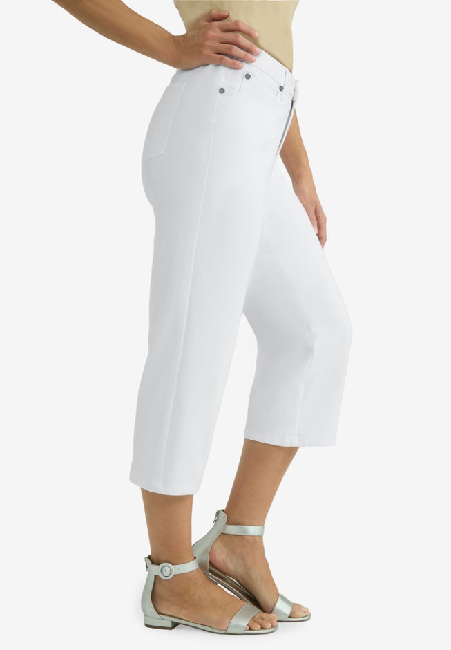 True Fit Straight Leg Crop Jean image number 2