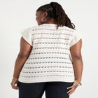 Ruffled-Sleeve Top image number null